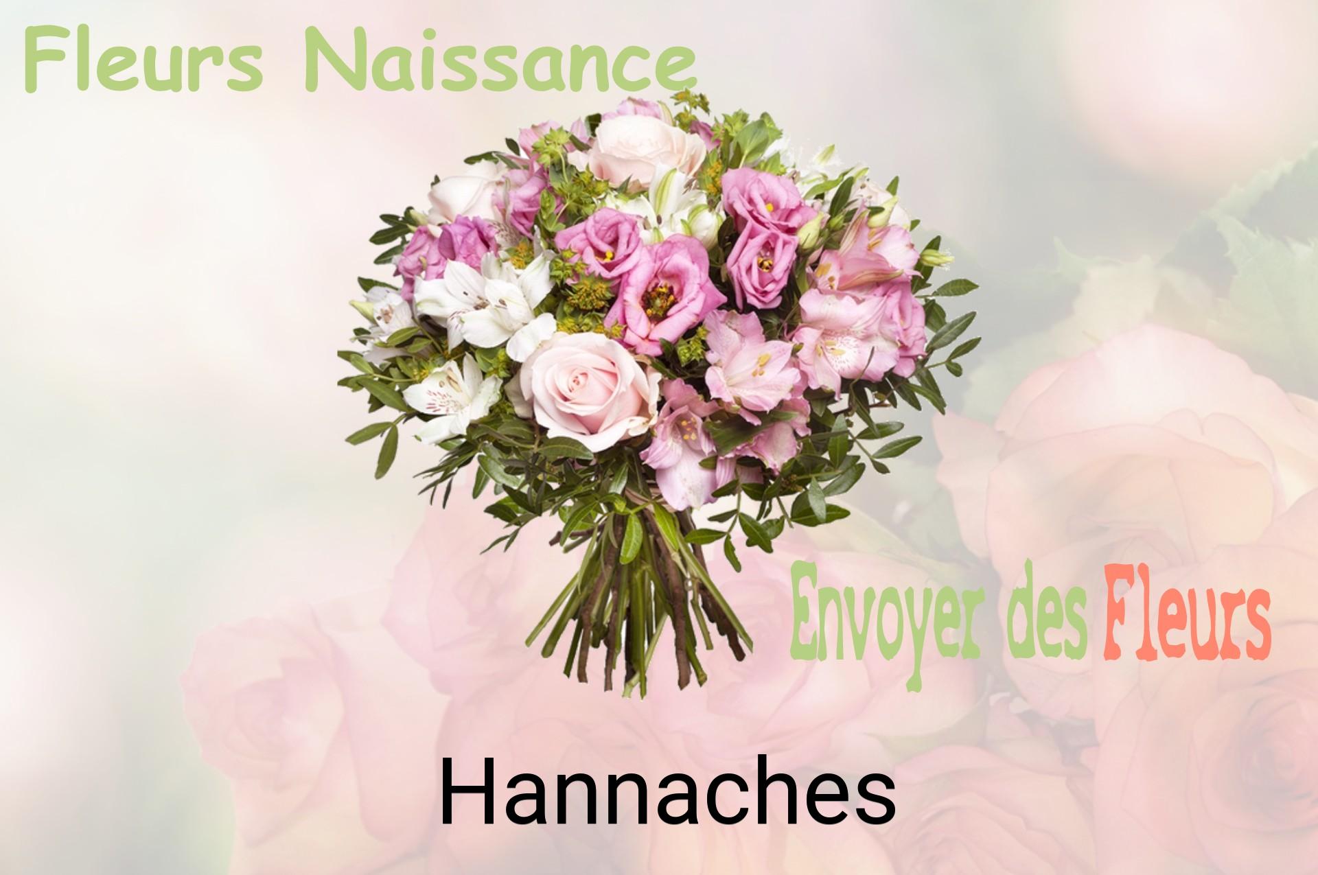 Bouquet de fleurs de naissance livré à Hannaches